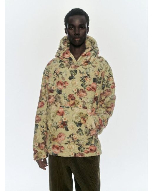 fromarles Relax fit sherpa hood FLOWER