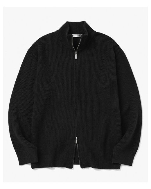 with1 Basic knit zip-up