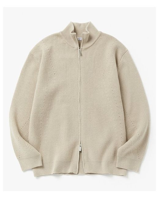 with1 Basic knit zip-up