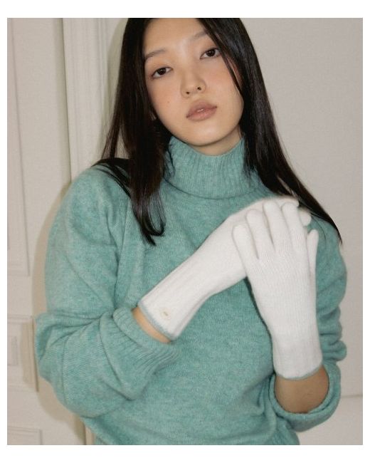 andneeds Combi cashmere gloves ivory