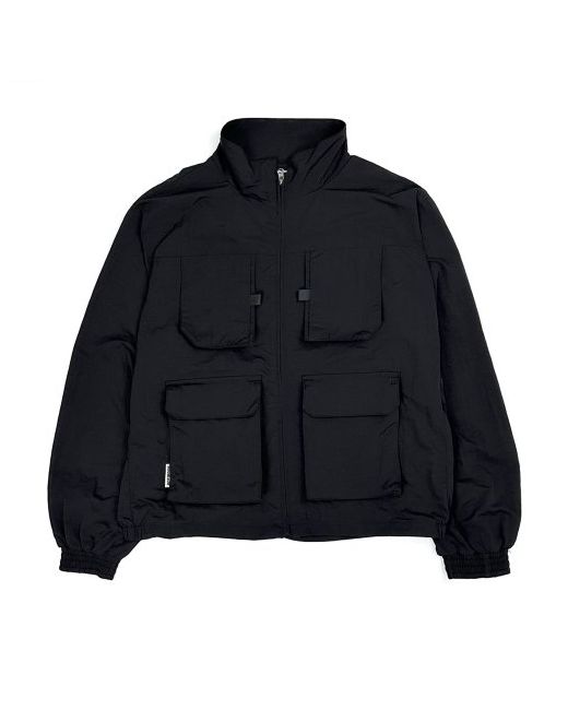 doublejd Utility multi-pocket nylon jacket black