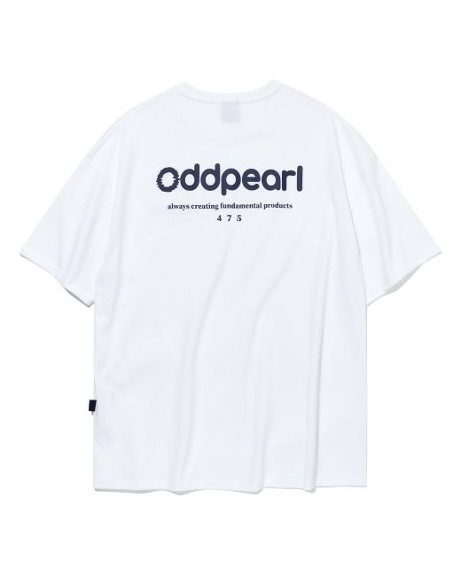 oddpearl back logo t-shirt