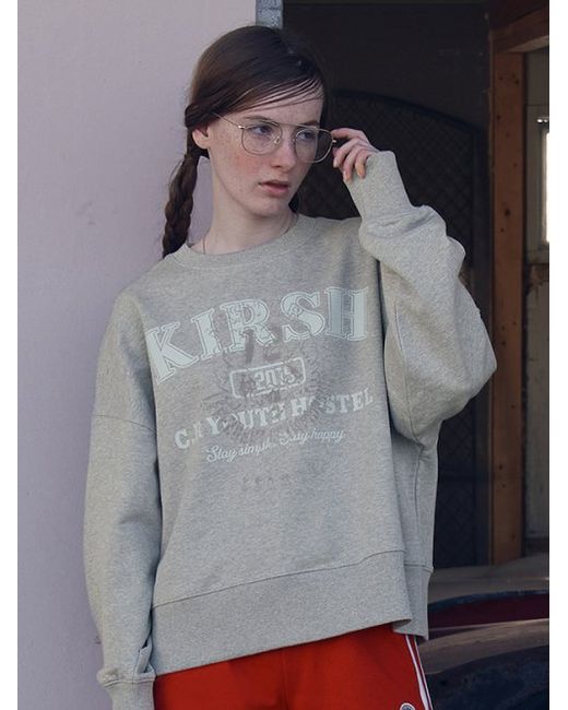 kirsh Uni Vintage Graphic Sweatshirt Melange