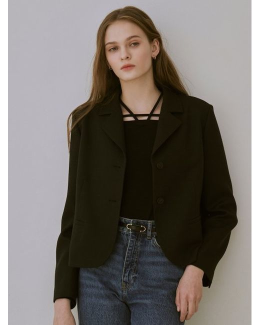 hunch Tailored semi crop jacket 2 colors