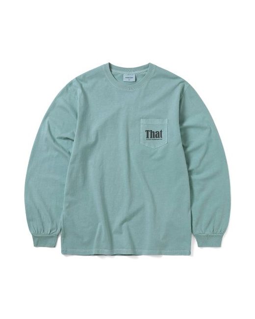 thisisneverthat That Pocket L/S Tee Light Teal