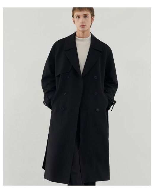 drawfit Oversized wool trench coat