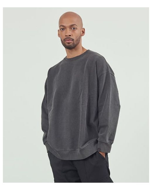 wanggwan Pigment Overfit Sweatshirt Charcoal