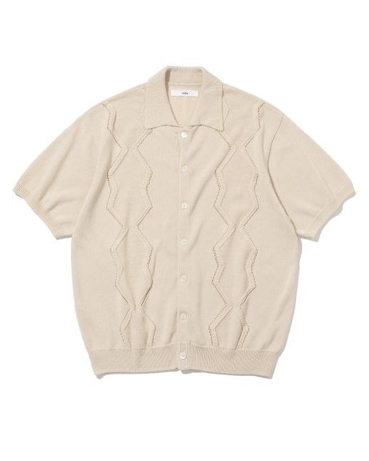millo Gale On Off Knit Shirt Oatmeal