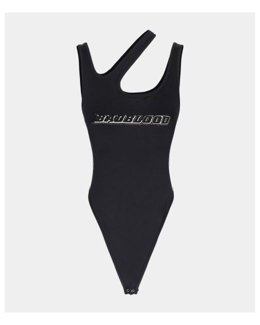 badblood Sports Club Multi-String Bodysuit Swimsuit Black