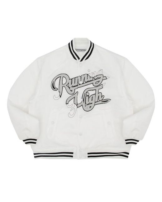 runninghigh Patch logo varsity jacket