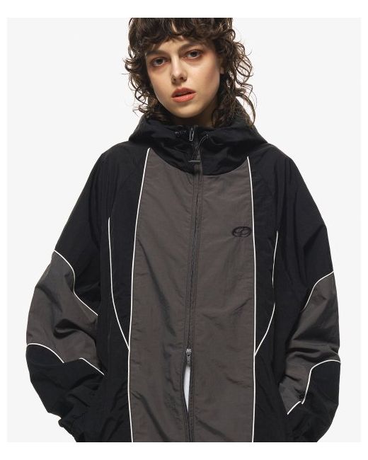 compagno Piping Line Hooded Track Jacket