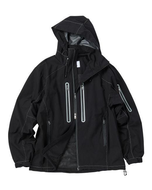 travel Waterproof zipper hooded jacket