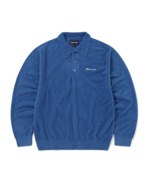 thisisneverthat Script Shaggy Knit Polo