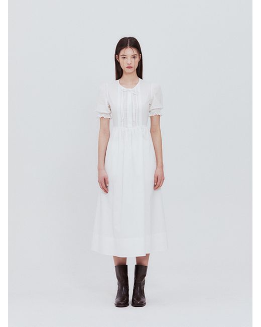 notyourrose Cecilia dress ivory
