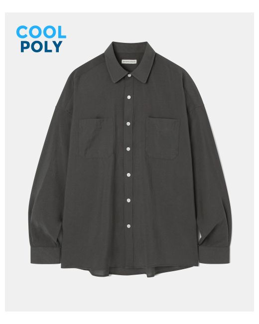 diamondlayla Poly Shirt S92 Charcoal