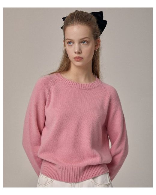 learve Round Neck Wool Knit Sharon