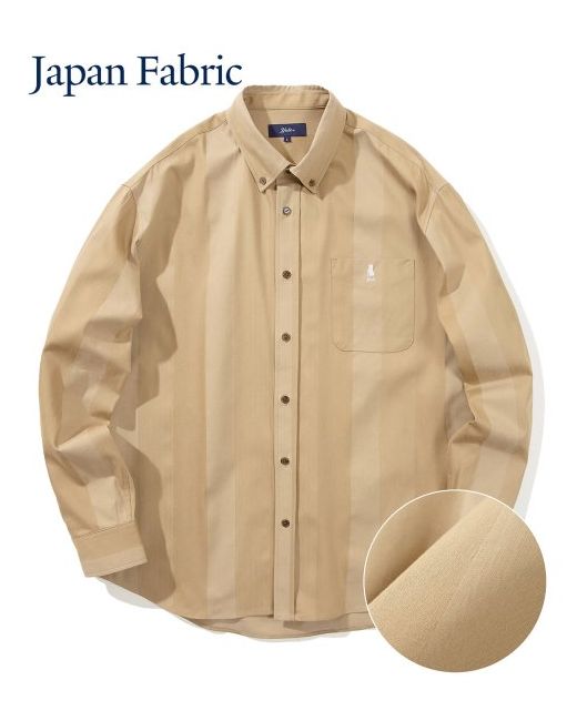 Yale Japan Fabric Over Fit Heritage Pocket Shirt Stripe