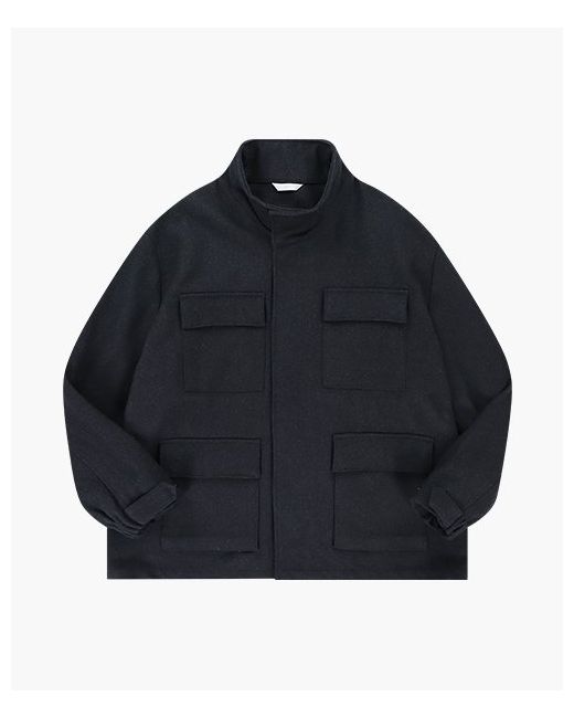 errorsexcepted Multi-pocket utility wool jacket