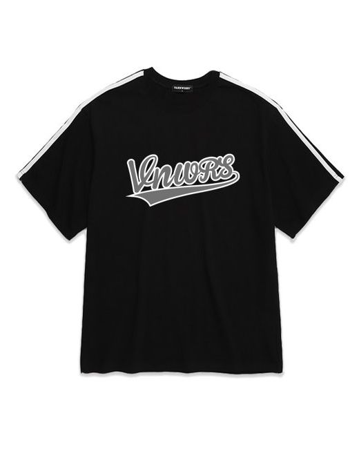 vannworks Sleeve Tape Tail Logo Short T-Shirt VS0057 Black/