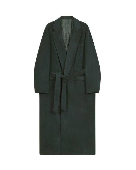 ironypornowhiteline IRW-051 Comfort Over Long Robe Coat Deep