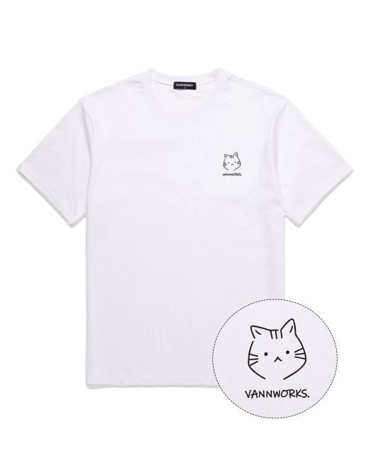vannworks Meow Overfit Short Sleeve T-Shirt VNDTS214