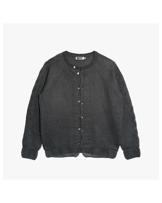 eerst Double Layered Cardigan Charcoal