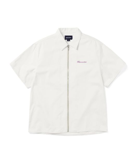 thisisneverthat Washed Denim Zip S/S Shirt Off