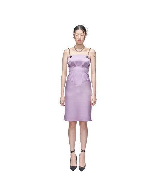 kimzisu Marble Tailored Dress Lilac