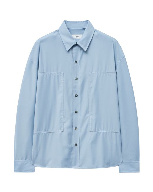 lmood Stitched Overfit Shirt Sky