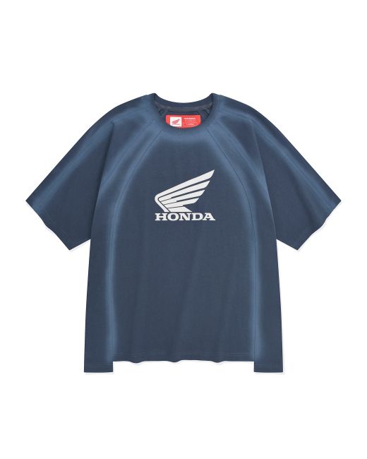 hondaxphyps Honda Vintage Cutoff T-shirt Blue
