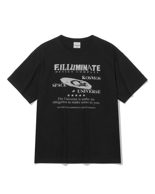 filluminate Space Graphic Round T-shirt-