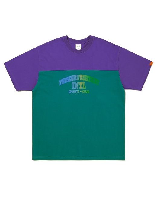thisisneverthat Two Tone Block Tee Teal