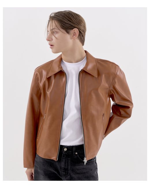 cclover Glossy leather jacket