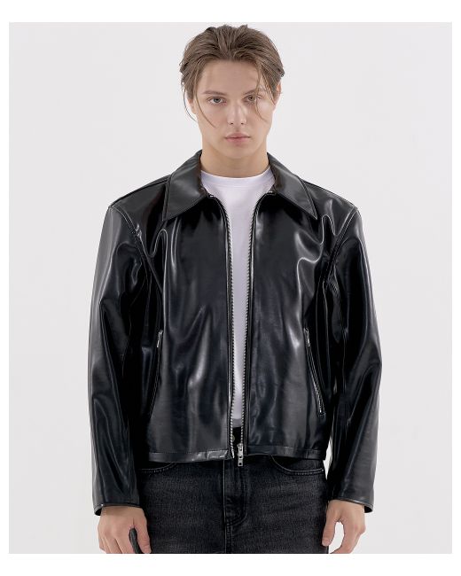 cclover Glossy leather jacket