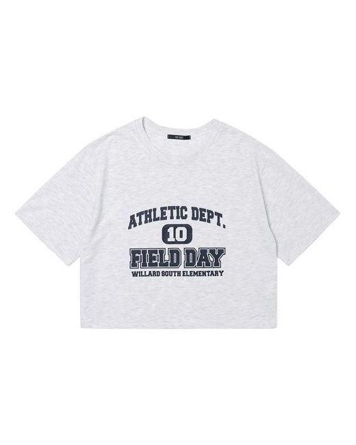 adhoc1 Field Day Crop T-Shirt LT-GREY HZ5ST66-34