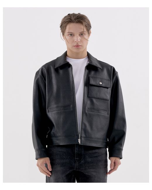 cclover Pocket Point Leather Jacket