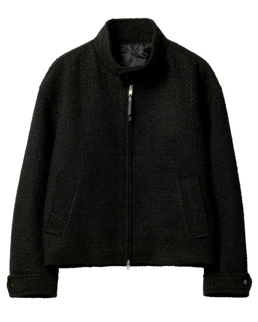 alyss Wool Tweed Herrington Blouson Jacket