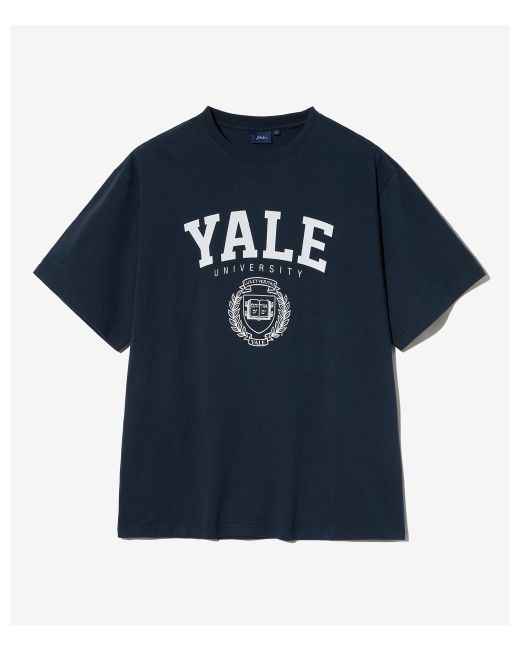 Yale Emblem T-Shirt Navy
