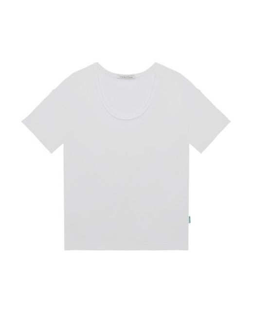 instantfunk U Neck Basic T-Shirt