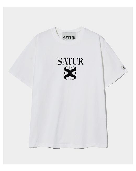 satur Classic Logo Short Sleeve T-Shirt Clean