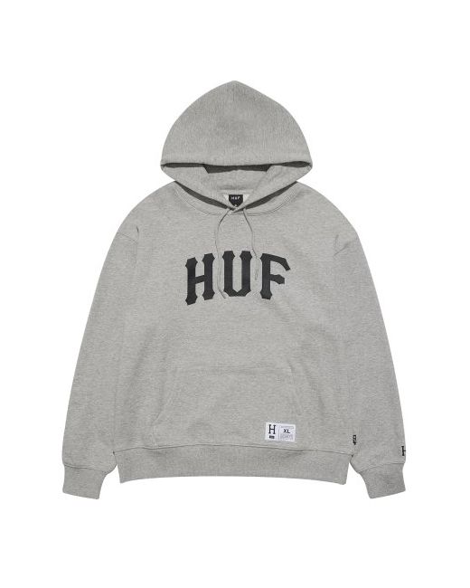 Huf Arch Logo Hoodie V2 Grey/Black