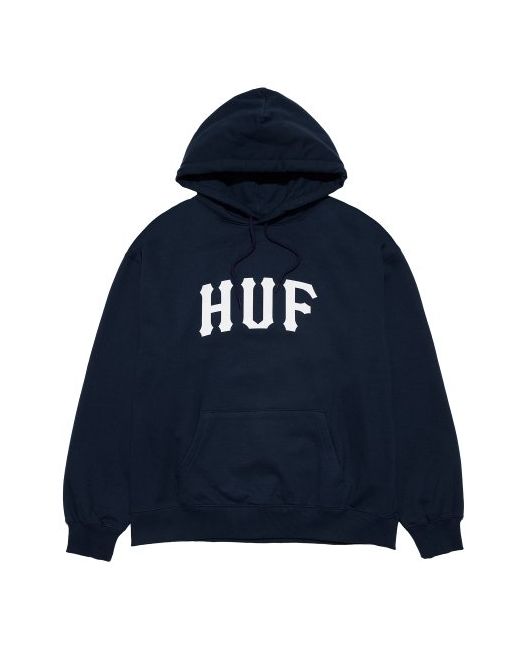 Huf Arch Logo Hoodie Navy