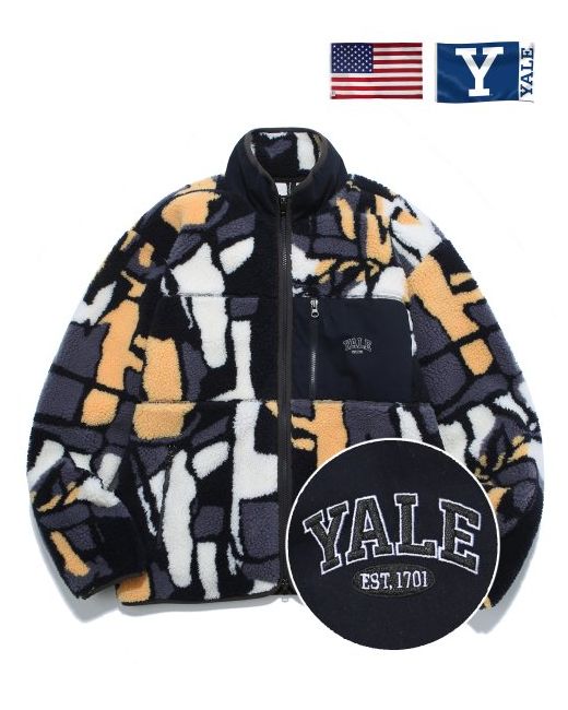 Yale Mixed Boa Track Jacket