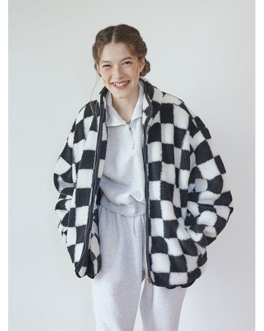 saladbowls Checkerboard Fleece Jacket