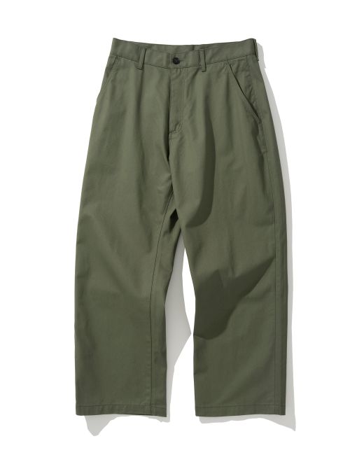 uniformbridge basic chino pants olive