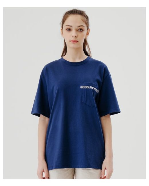 goodlifeworks Glw Embroidered Pocket Short Sleeve T-Shirt Navy