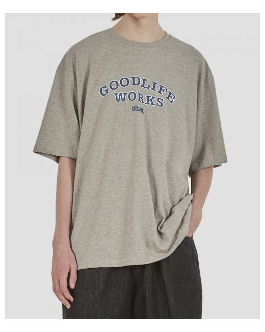 goodlifeworks Oversized Cooling Cotton Archlogo T-shirt Melange