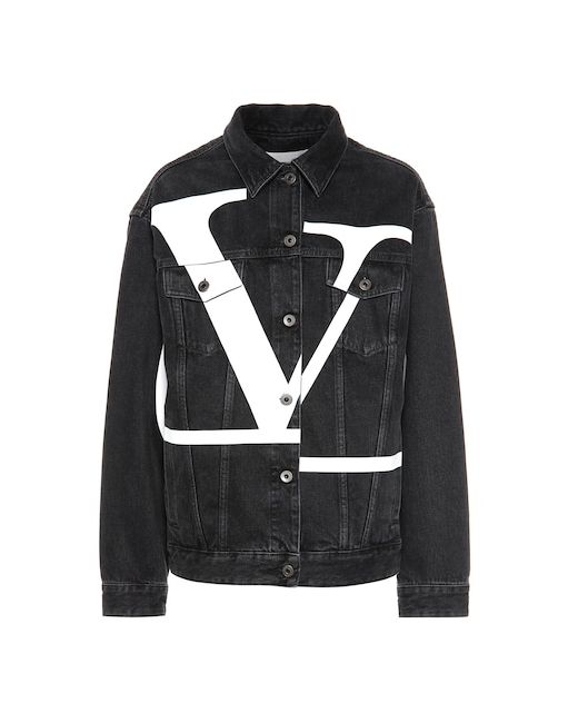 Valentino Printed denim jacket