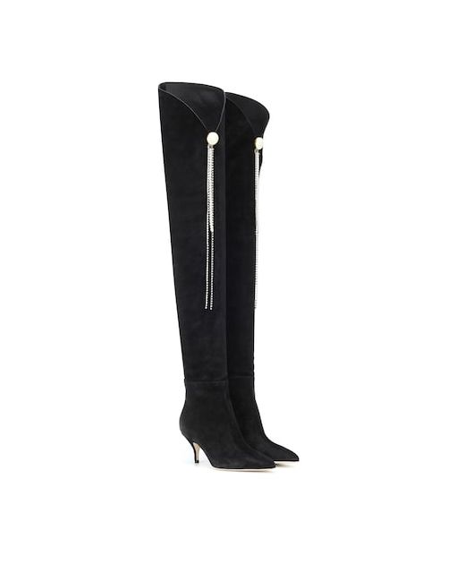 Magda Butrym Portugal suede over-the-knee boots
