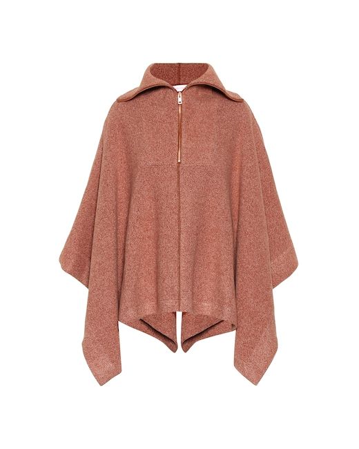 See by Chloé Ribbed cotton-blend cape